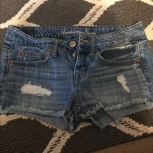 American Eagle Light Wash Shorts